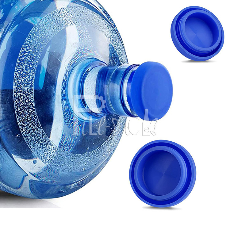 Os tampões reusáveis do silicone da água de 5 galões não cobrem nenhuma tampa da tampa do respingo para a garrafa fornecedor