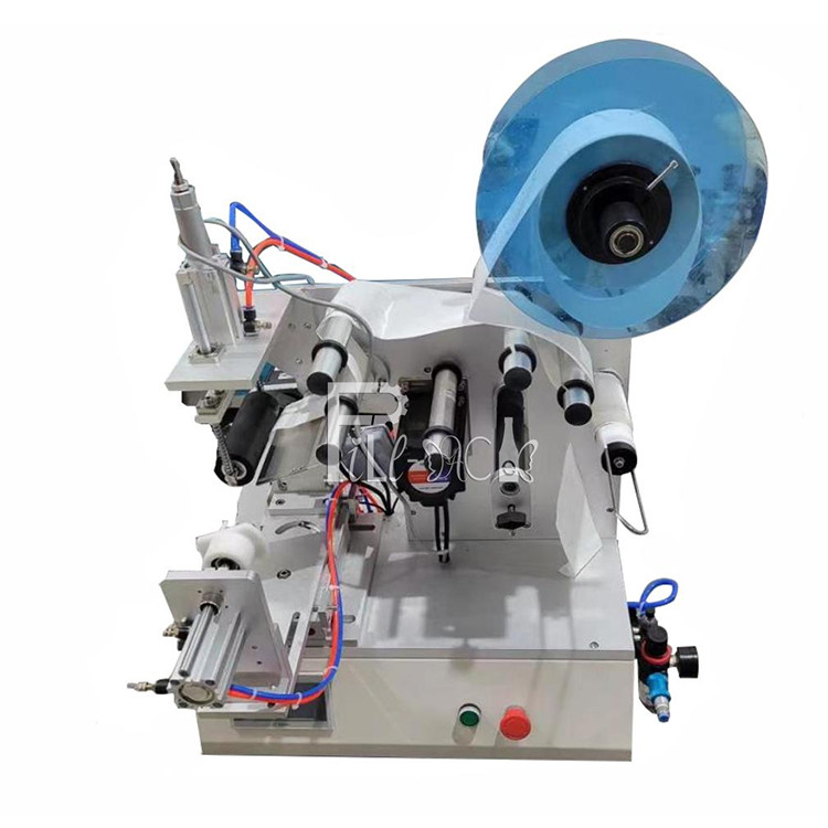 Labeler esparadrapo semiautomático do equipamento da máquina de etiquetas da etiqueta para lados quadrados da garrafa 3 ou círculo da garrafa redonda fornecedor