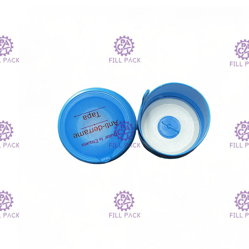 Um tampão de garrafa puro do galão do Pe da cubeta de água 55mm da parte com etiquetas personalizadas fornecedor