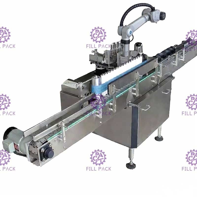 Círculo totalmente automático da máquina fria do Labeller da garrafa da colagem 3000BPH em linha reta horizontal fornecedor
