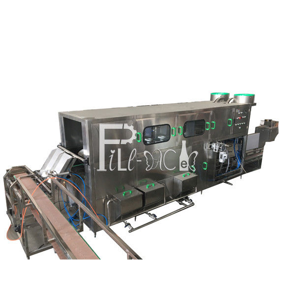 Estação de tratamento de água do galão de 3400*1000*1750 SUS304 18.9L 300 BPH fornecedor