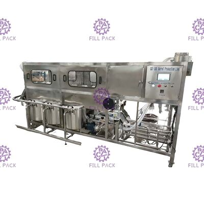 300BPH máquina tampando de enchimento plástica automática da água engarrafada do galão 18.9L da garrafa 3
