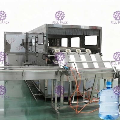 Água pura linha de produção da água 600BPH/900BPH da máquina de enchimento do tambor da garrafa de 5 galões