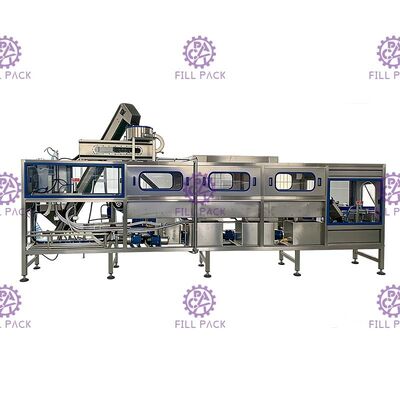 200BPH completo 18.9L automático linha de produção pura máquina bottlling de enchimento da água de 5 galões