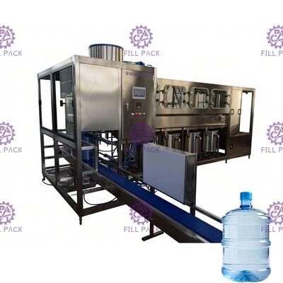 450bph 9.75kw automático máquina de enchimento de 5 galões com controle do Plc