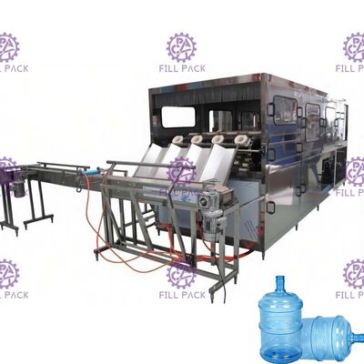 Forma convexa côncava 3 em 1 máquina de enchimento do frasco de 20 litros